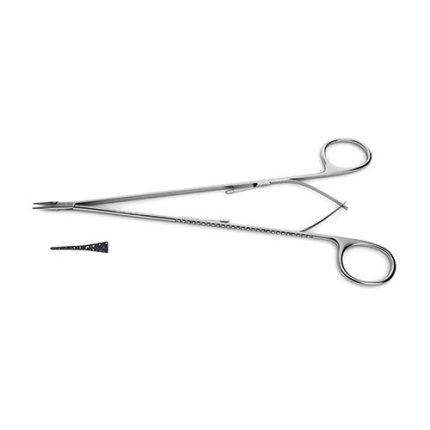 Heavy-Style Needle Holder – Tungsten Carbide Dusted Jaws – Mednex Surgical